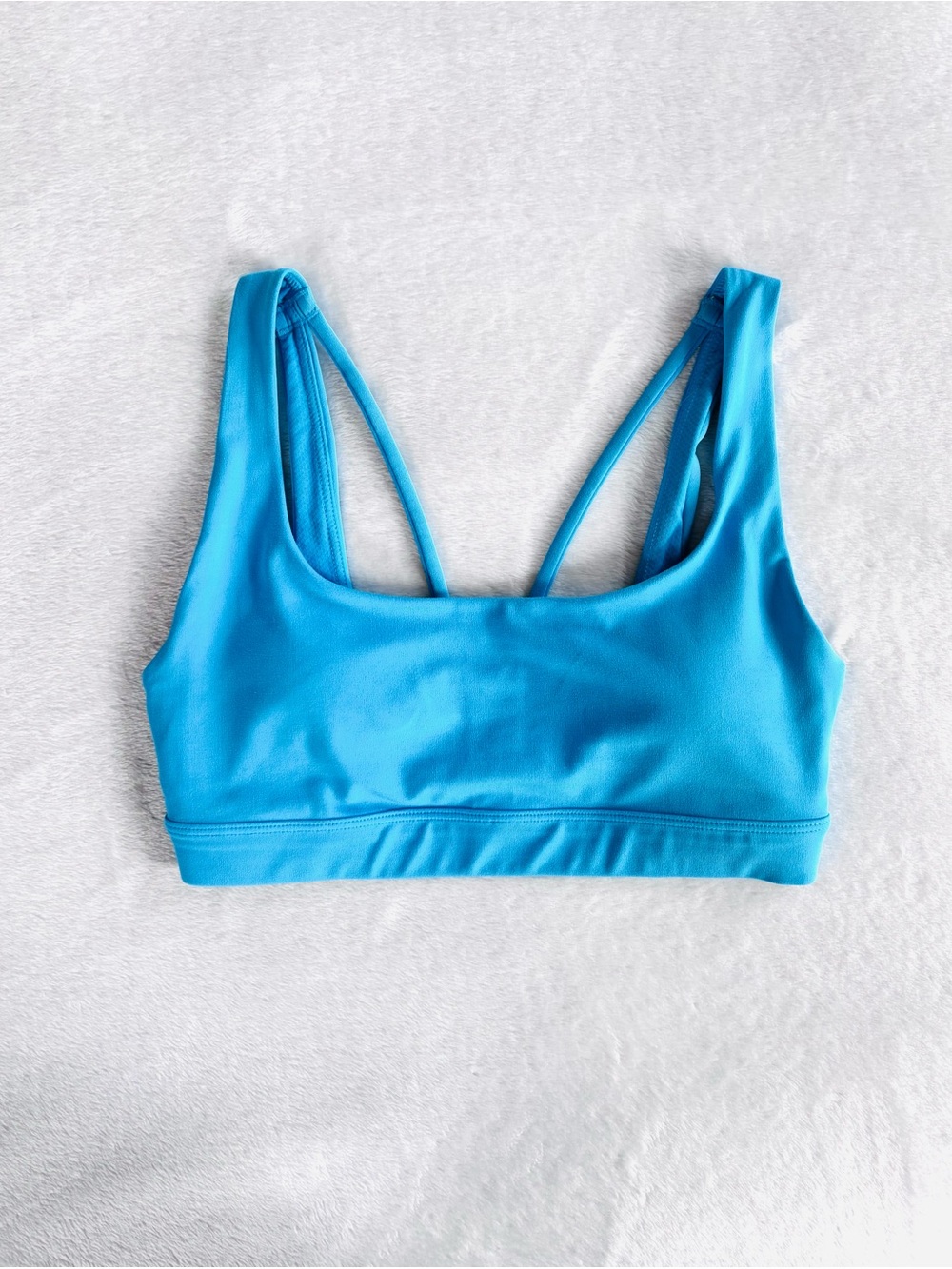 Athleta Exhale Bra A-C, Blue, Size XS